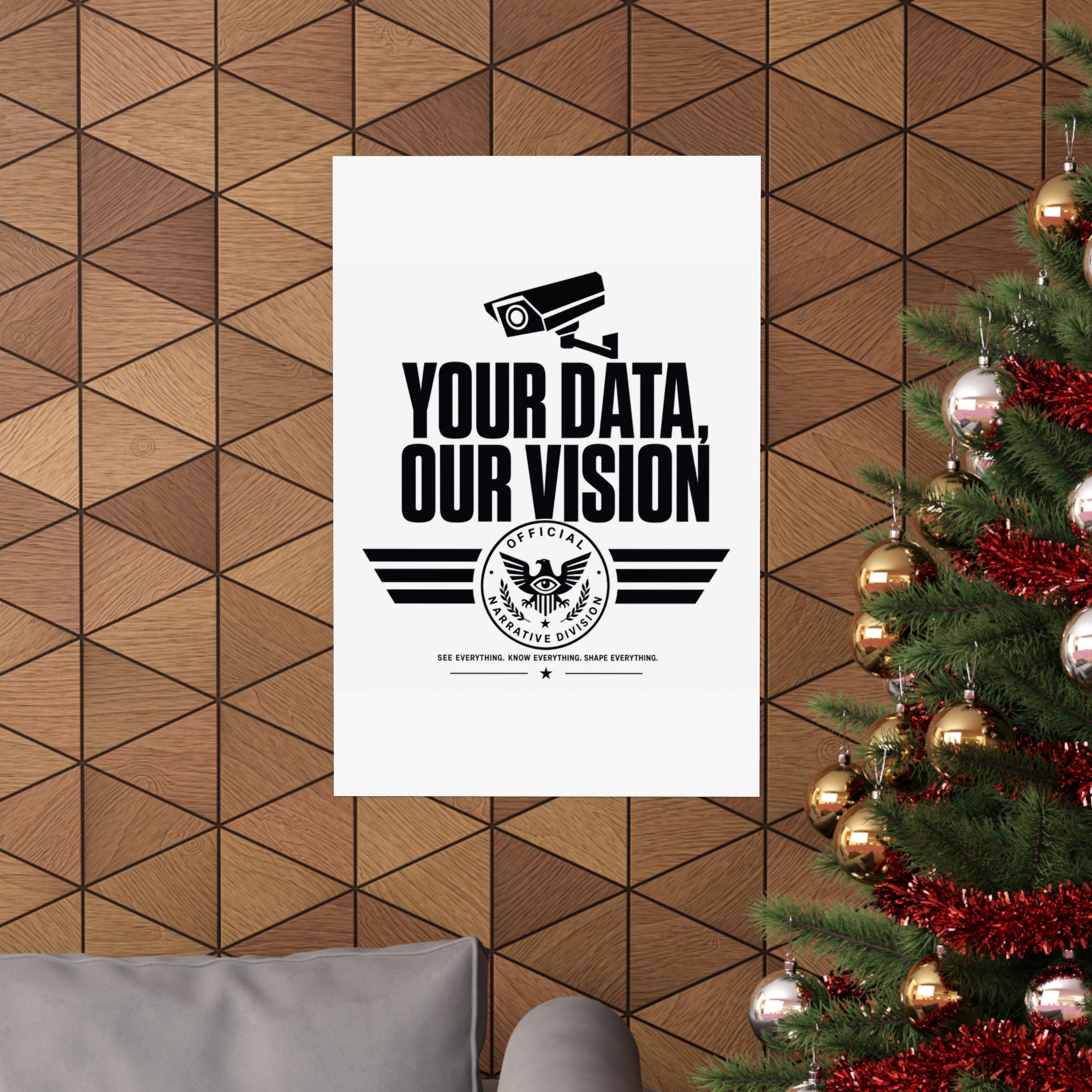 YOUR DATA, OUR VISION - Official Narrative Div Poster