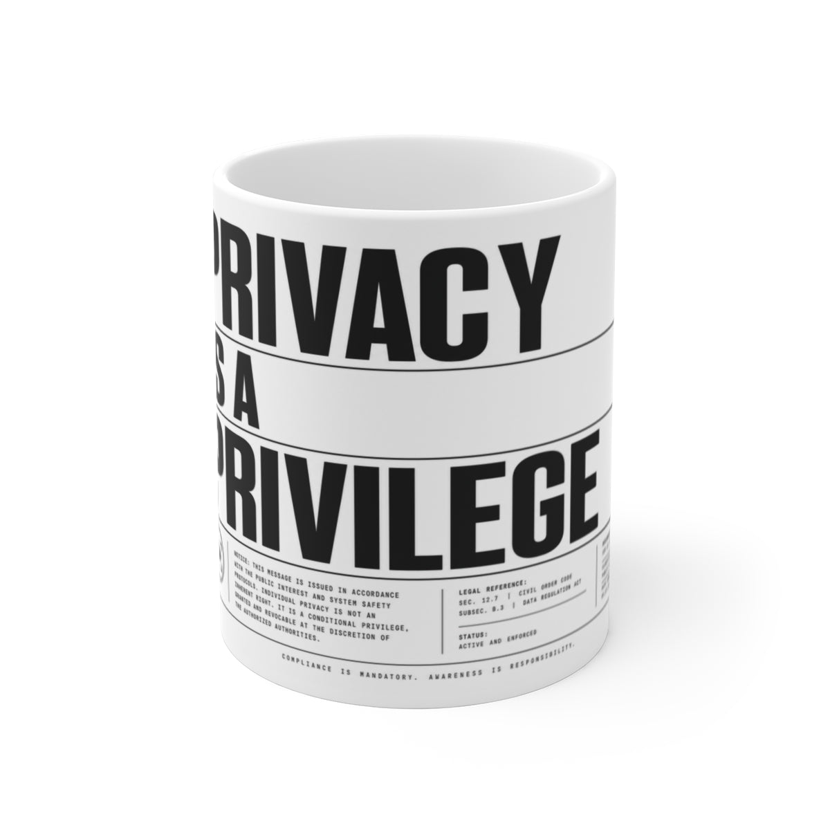 YOUR DATA, OUR VISION Official Narrative Div Hoodie