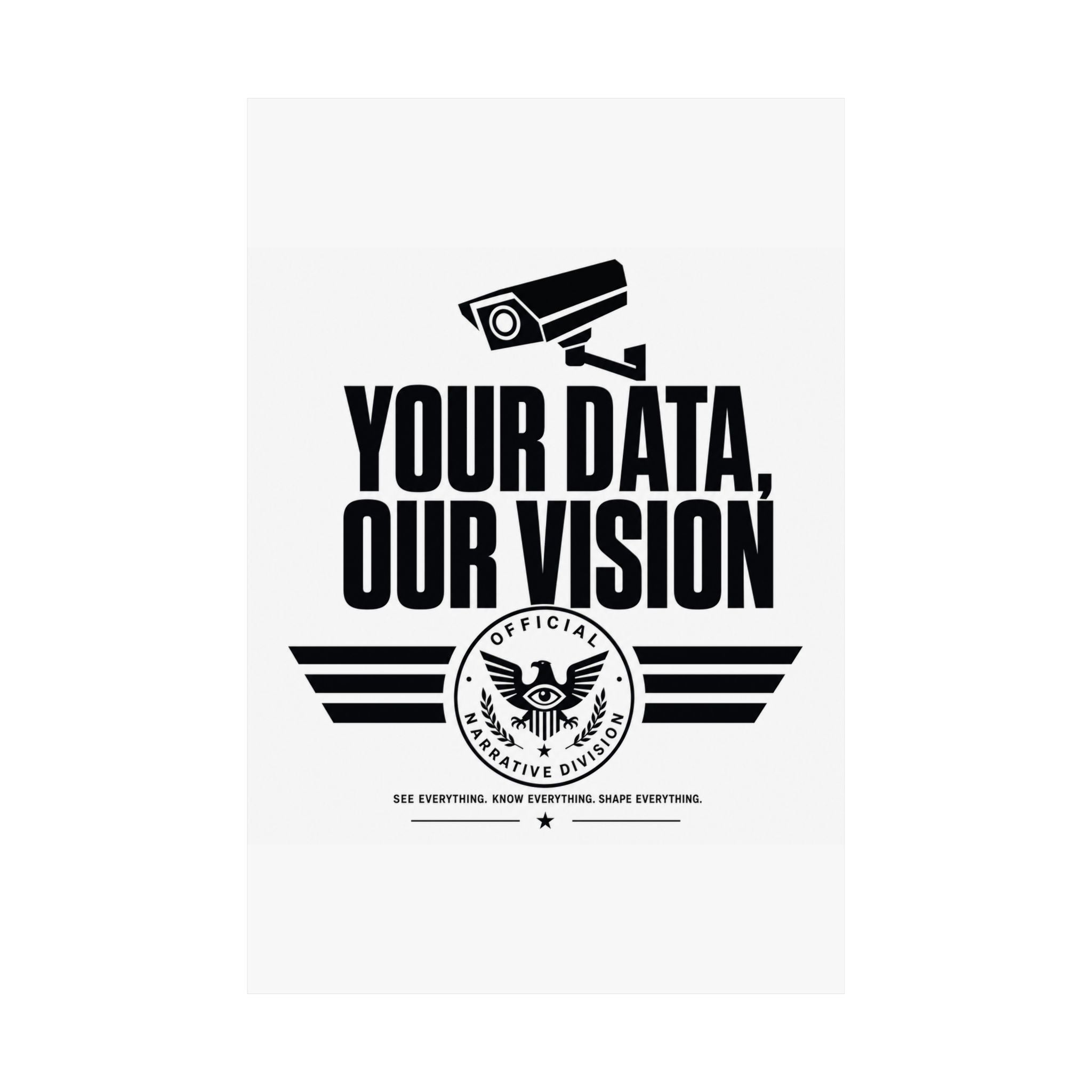 YOUR DATA, OUR VISION - Official Narrative Div Poster