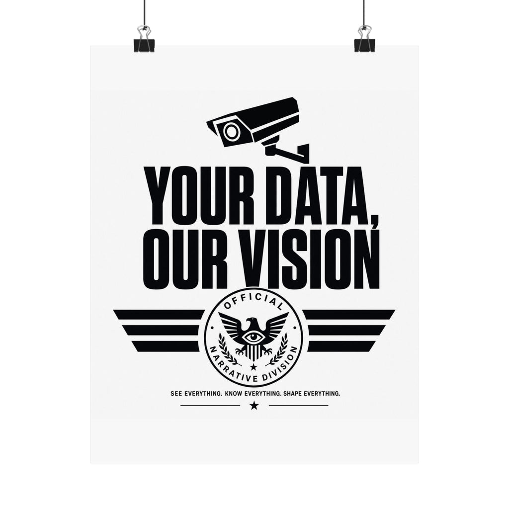 YOUR DATA, OUR VISION - Official Narrative Div Poster